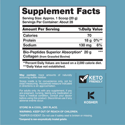Grassfed Collagen Bio-Peptides